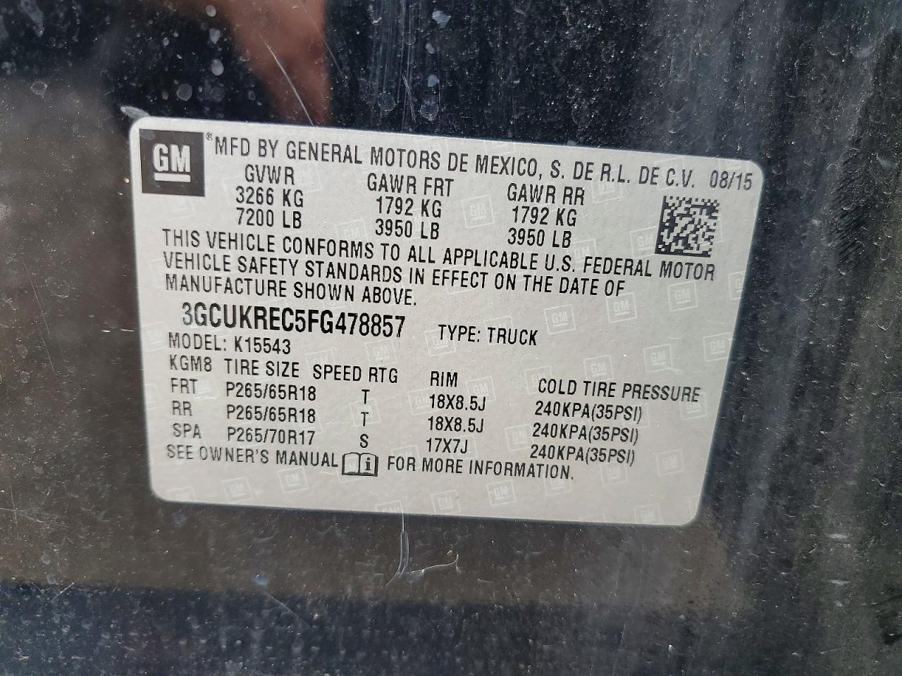 2015 Chevrolet Silverado K1500 Lt - zdjęcie 12