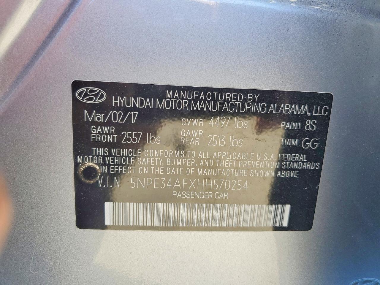 2017 Hyundai Sonata Sport - zdjęcie 12