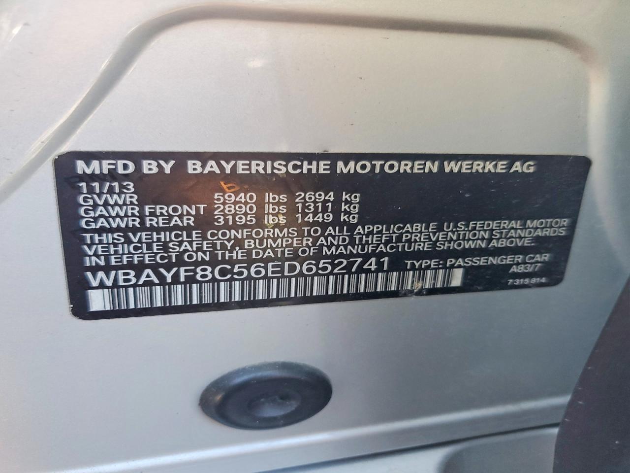 2014 BMW 750 Lxi - zdjęcie 12