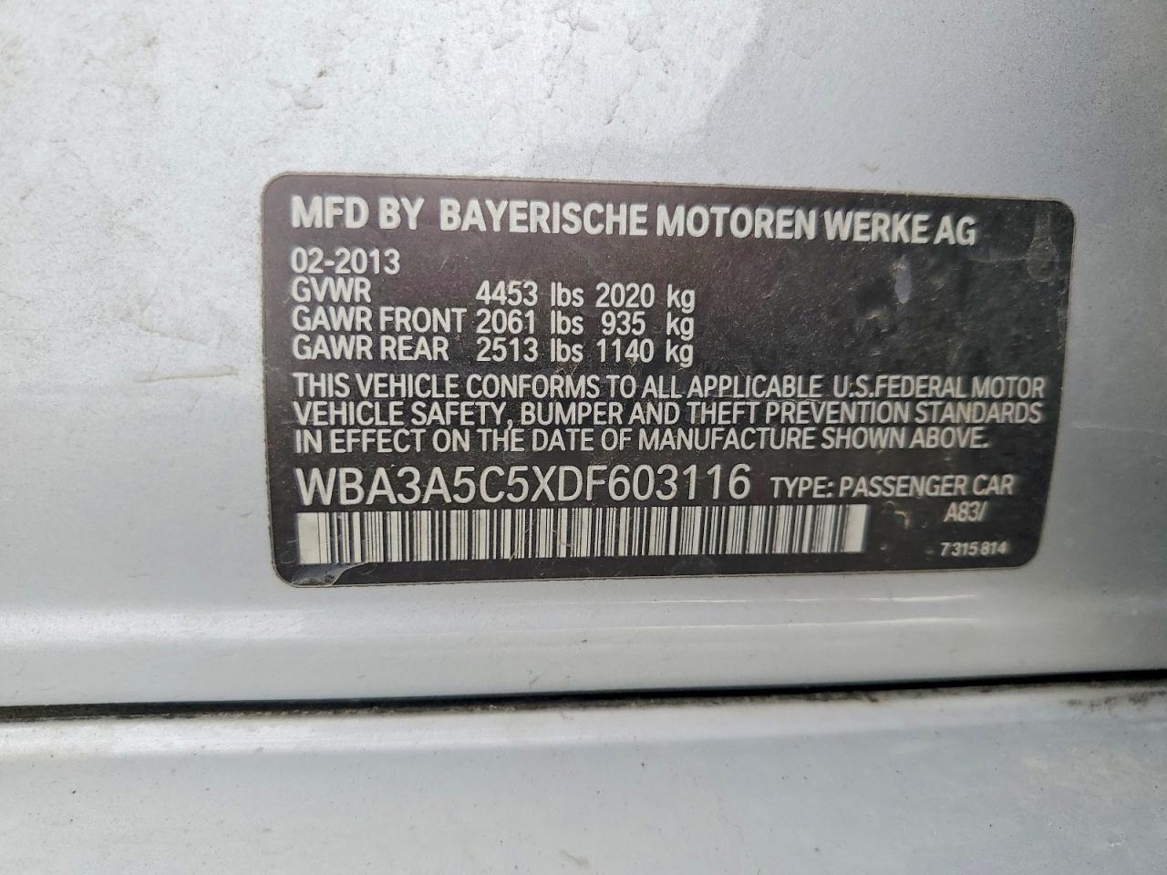 2013 BMW 328 I - zdjęcie 12