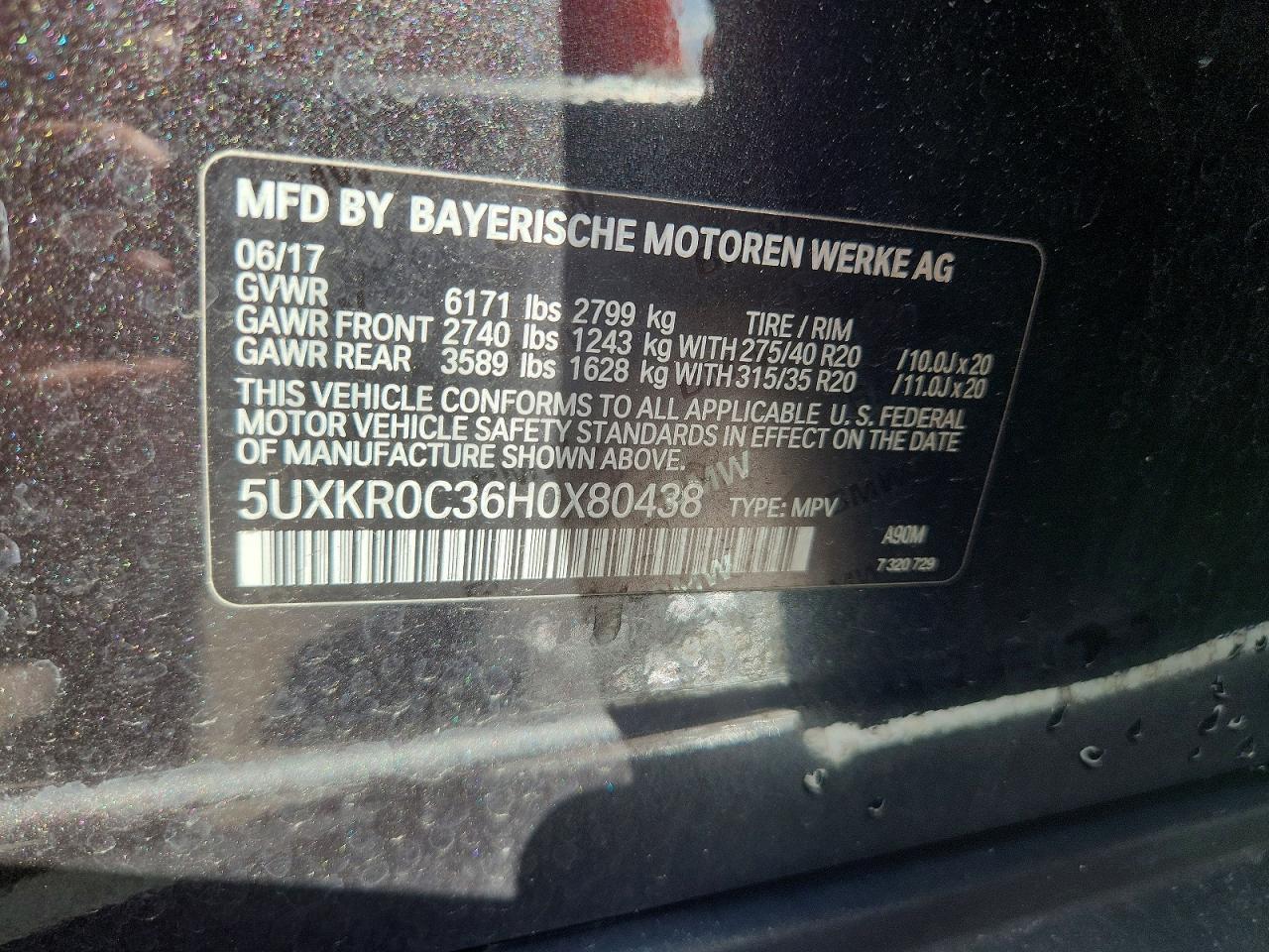 2017 BMW X5 xDrive35I - zdjęcie 14