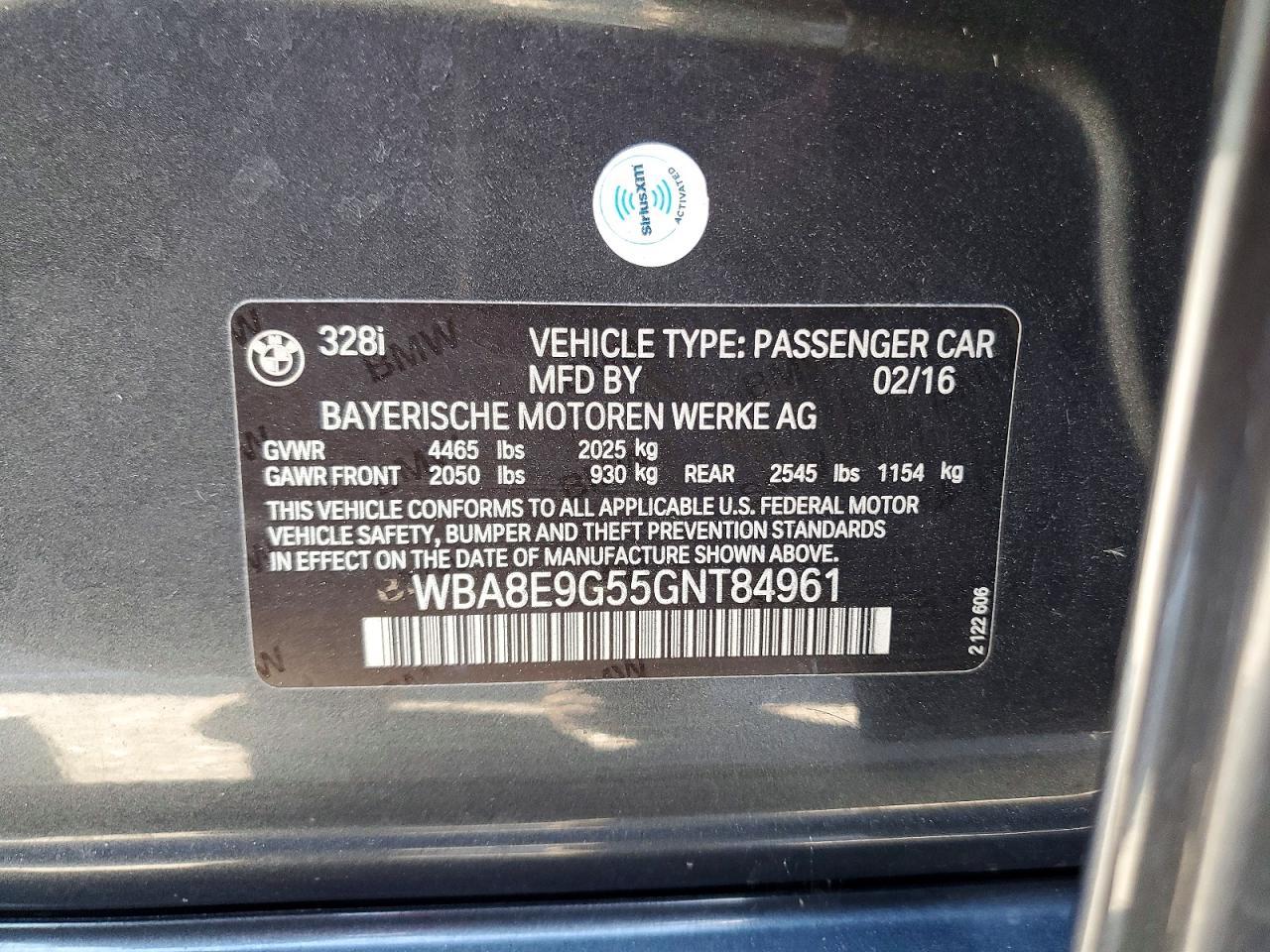 2016 BMW 328 I Sulev - zdjęcie 12
