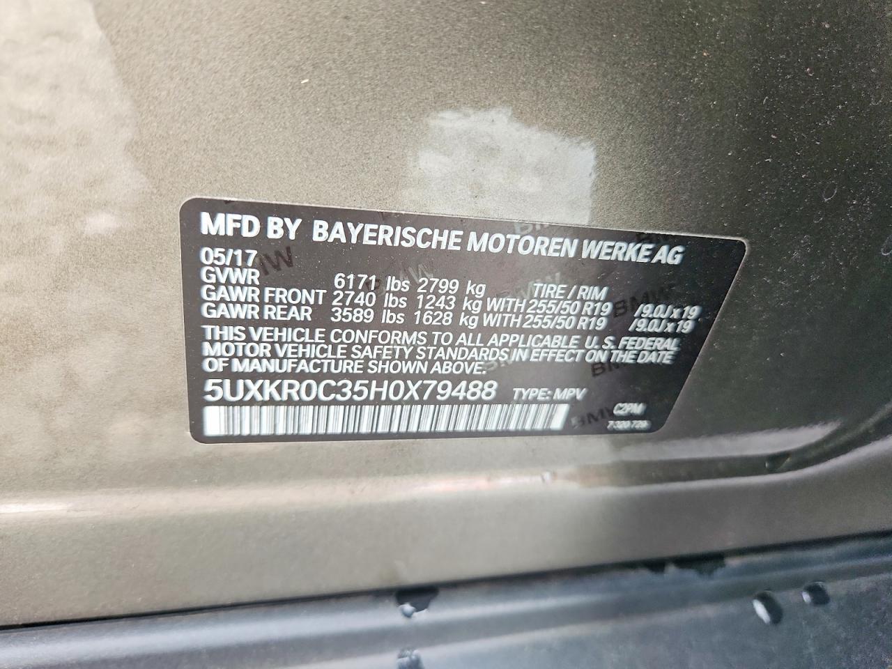 2017 BMW X5 xDrive35I - zdjęcie 13