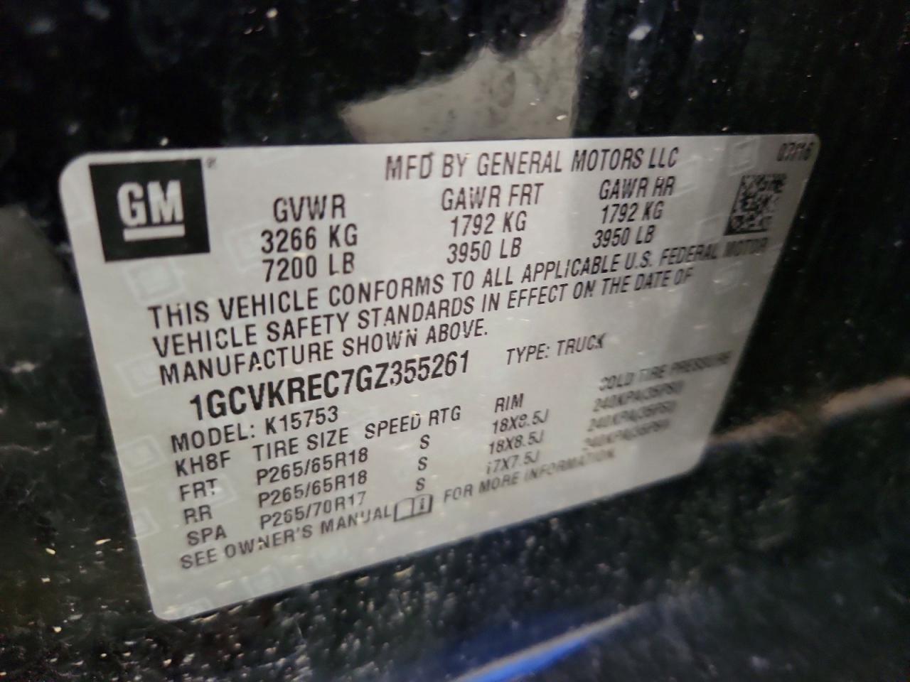 2016 Chevrolet Silverado K1500 Lt - zdjęcie 12