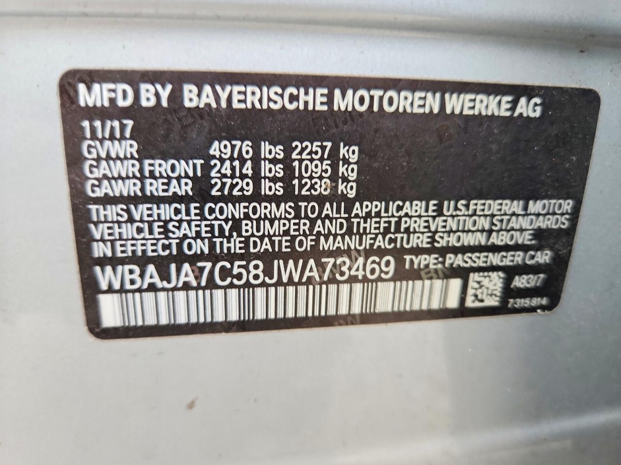2018 BMW Seria 5 530i - zdjęcie 12