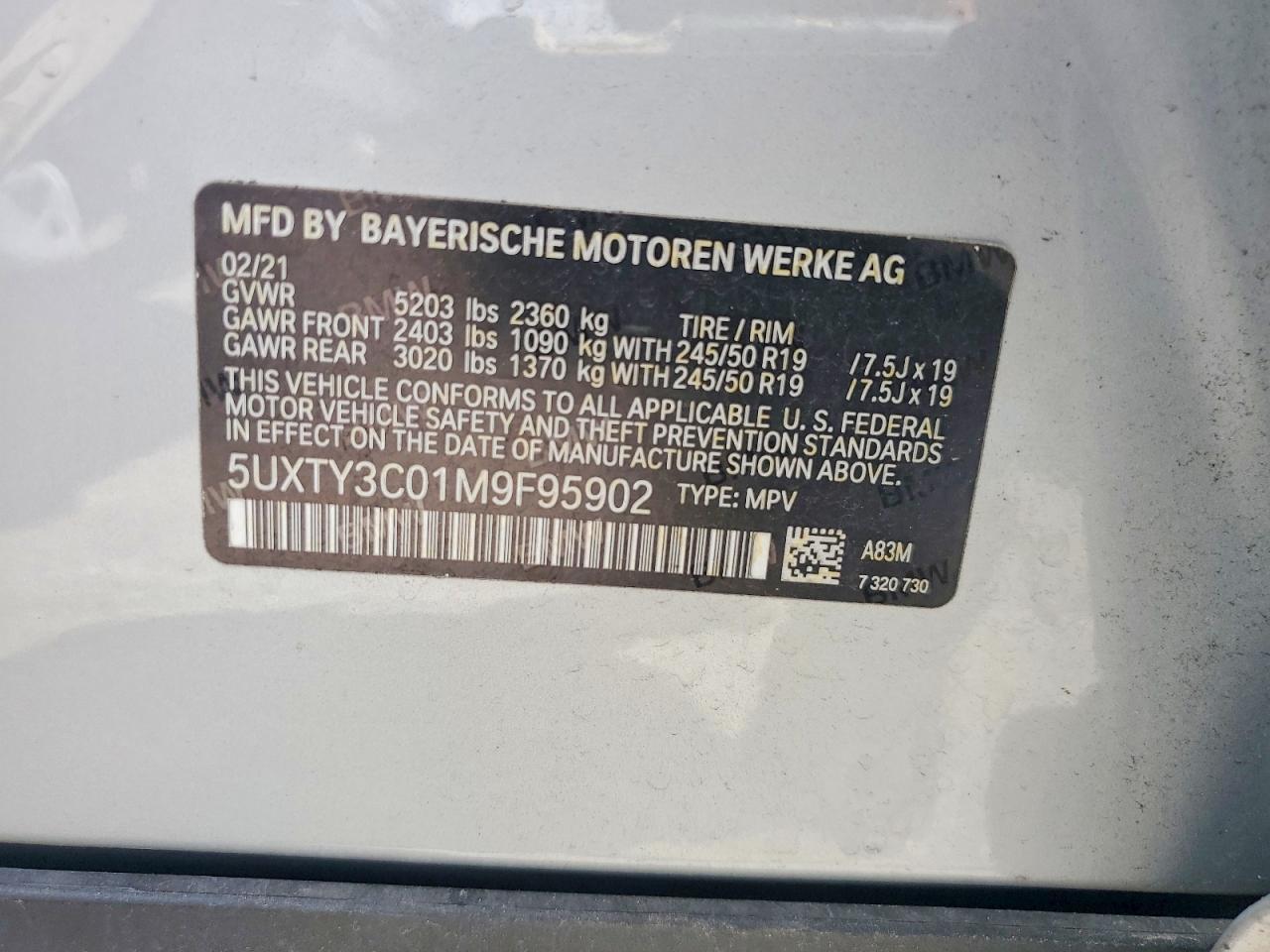 2021 BMW X3 Sdrive30I - zdjęcie 13