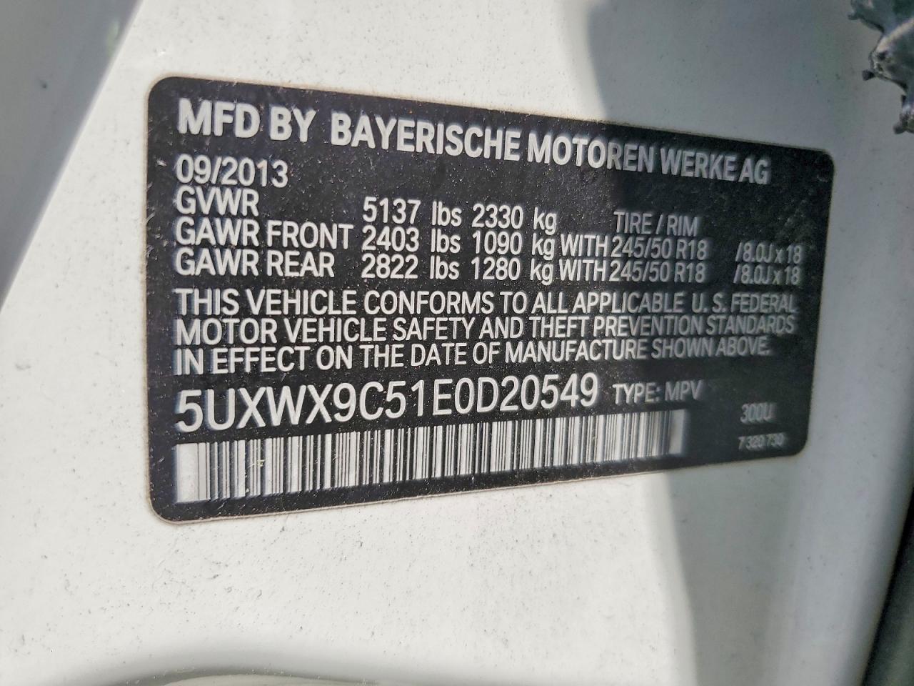 2014 BMW X3 xDrive28I - zdjęcie 13