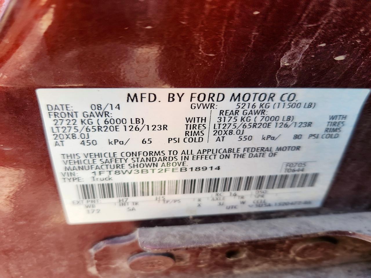 2015 Ford F350 Super Duty - zdjęcie 12