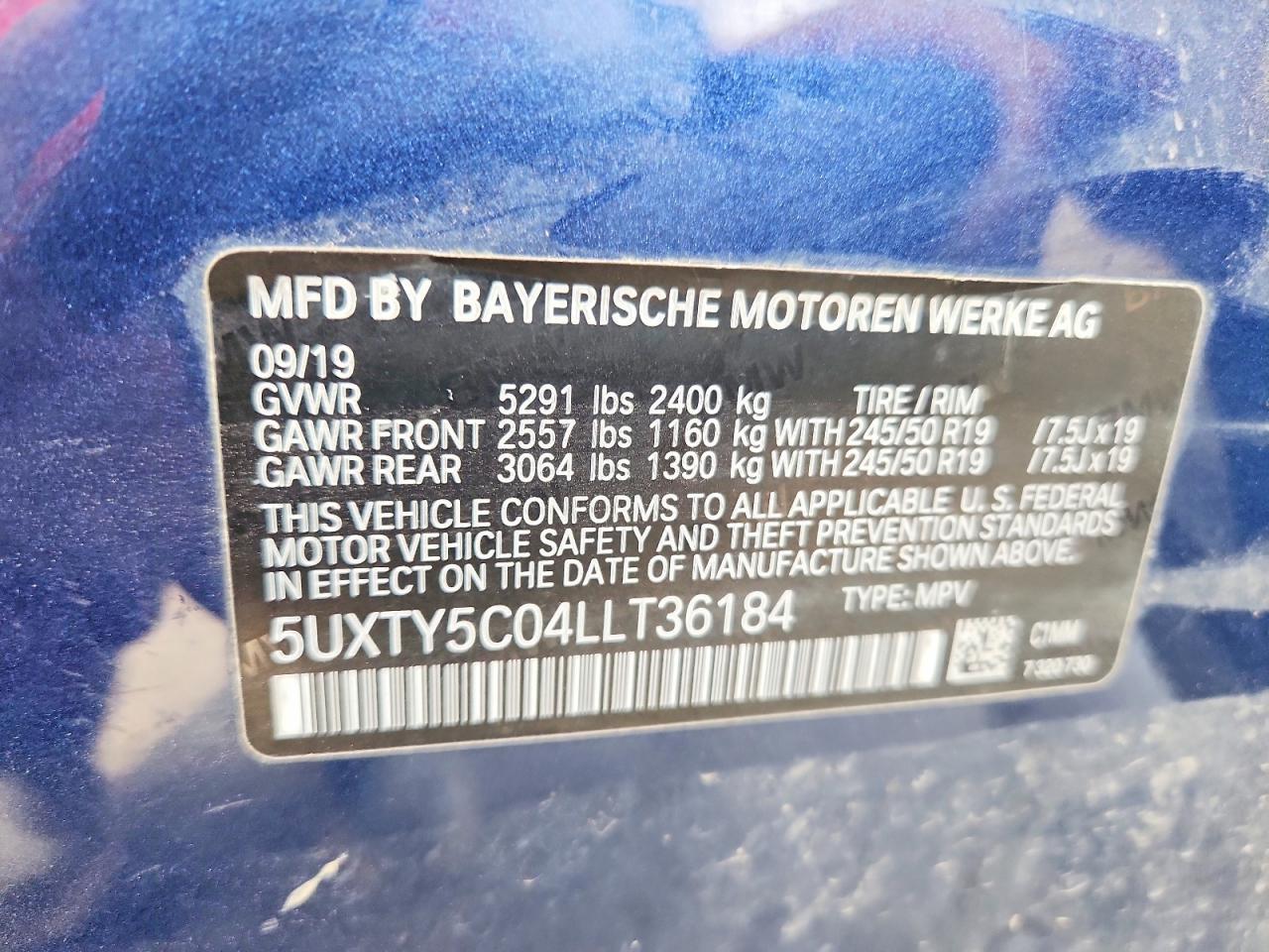2020 BMW X3 xDrive30I - zdjęcie 13