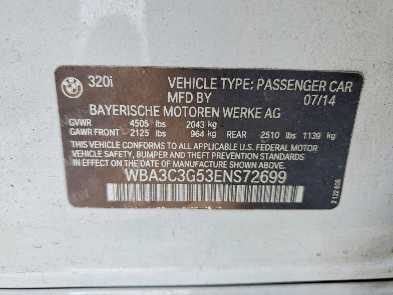 2014 BMW 320 I xDrive - zdjęcie 12