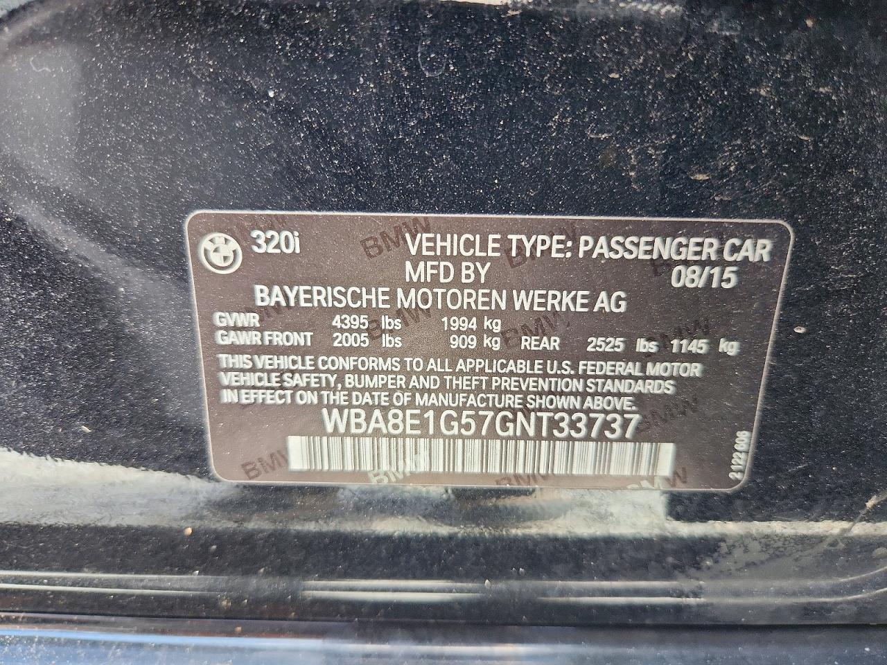 2016 BMW 320 I - zdjęcie 13