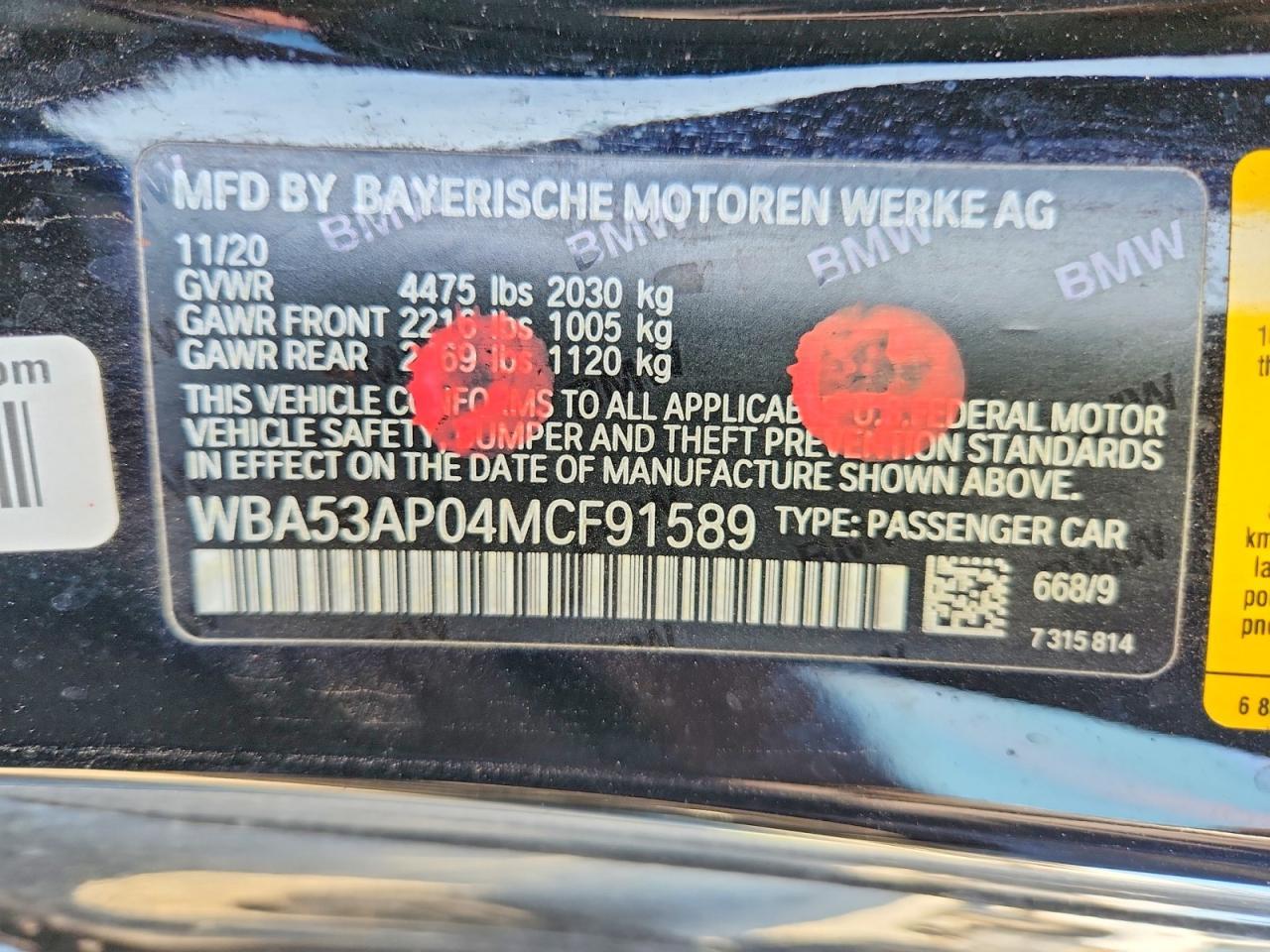 2021 BMW 430I - zdjęcie 12