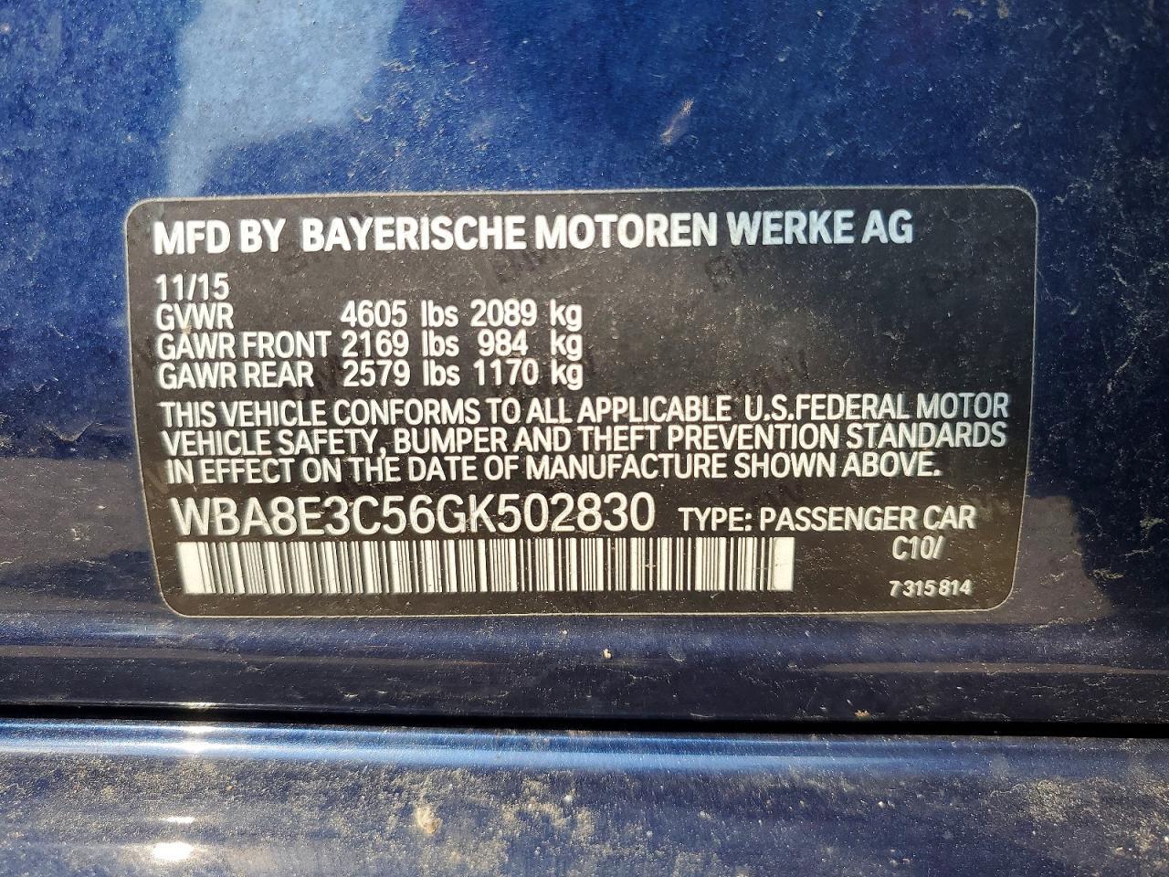 2016 BMW Seria 3 328i - zdjęcie 12