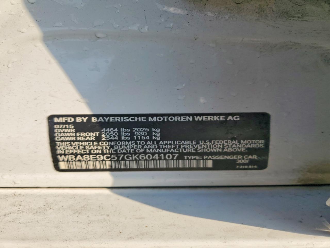 2016 BMW 328 I Sulev - zdjęcie 12