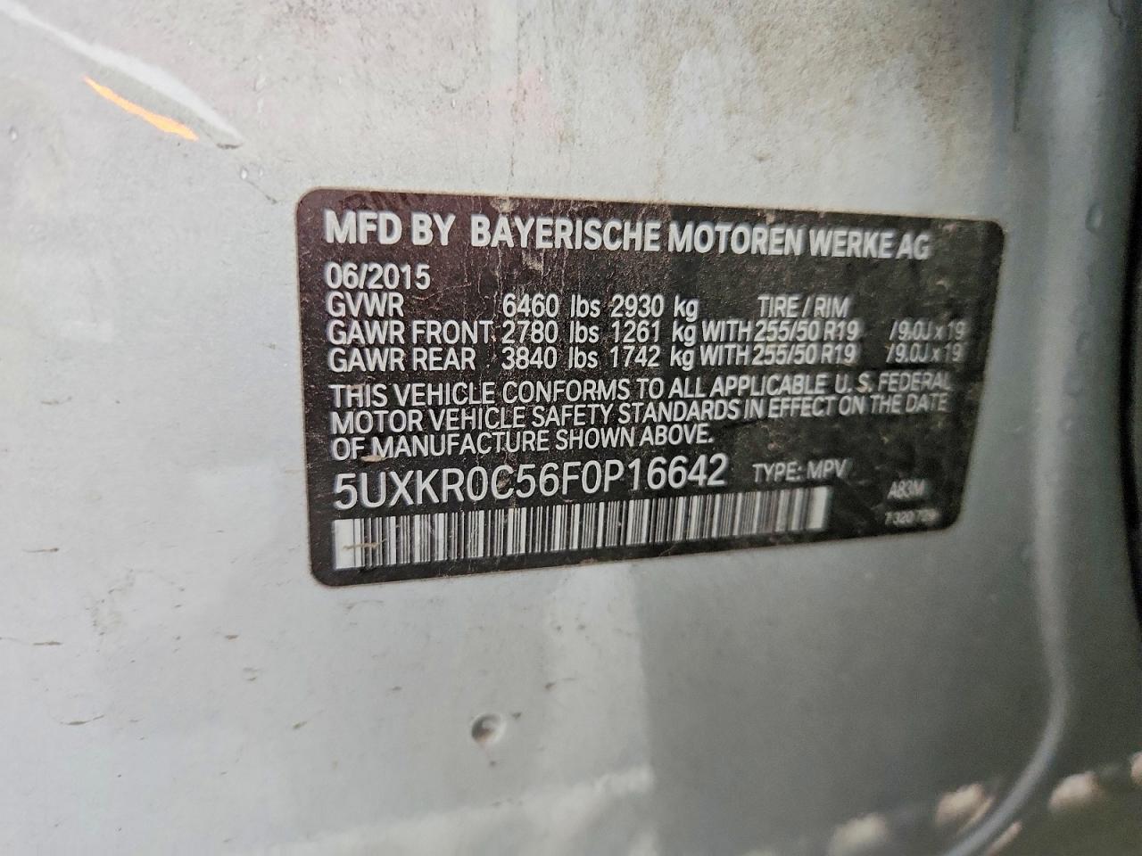 2015 BMW X5 xDrive35I - zdjęcie 13