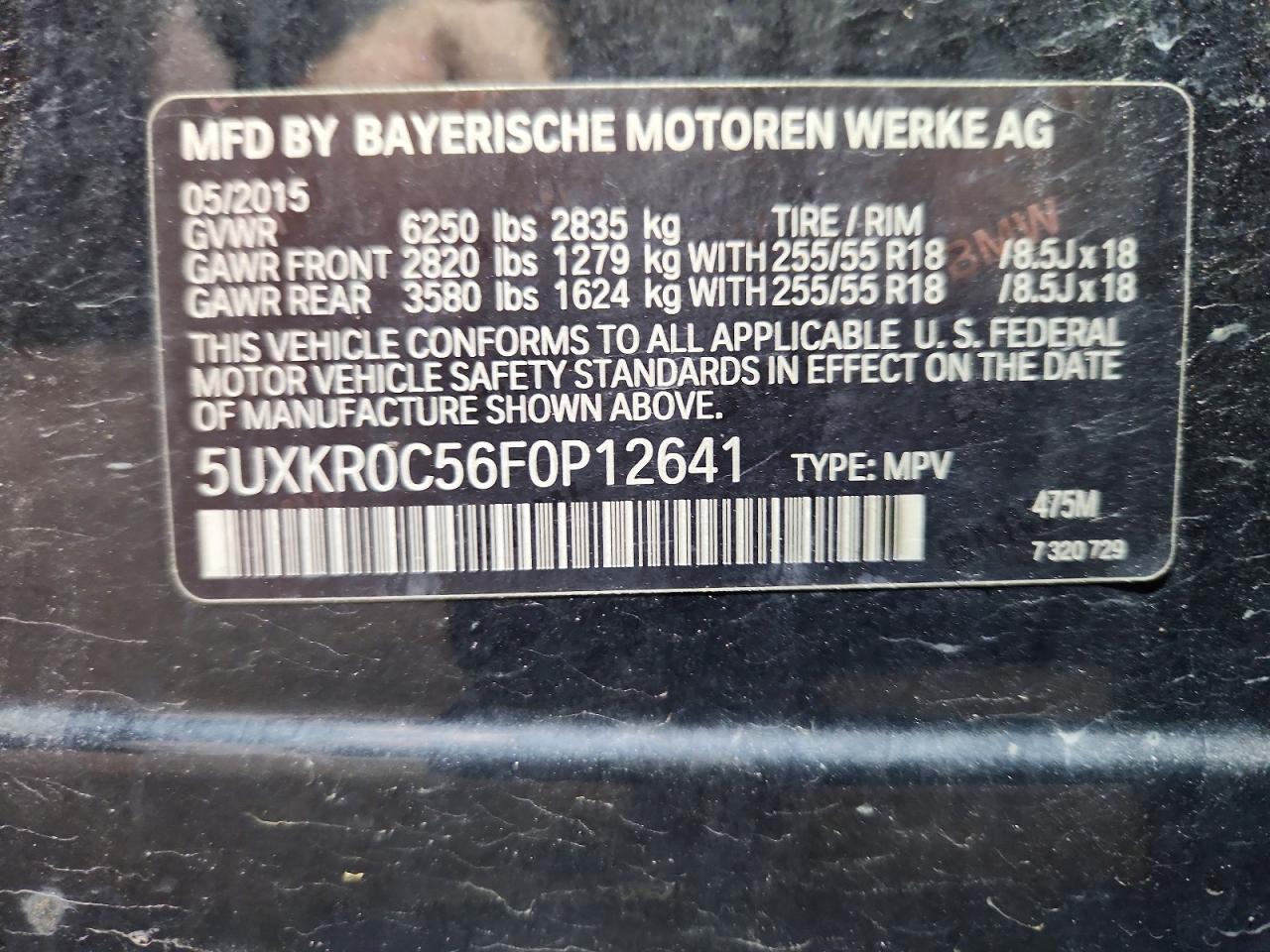 2015 BMW X5 xDrive35I - zdjęcie 13
