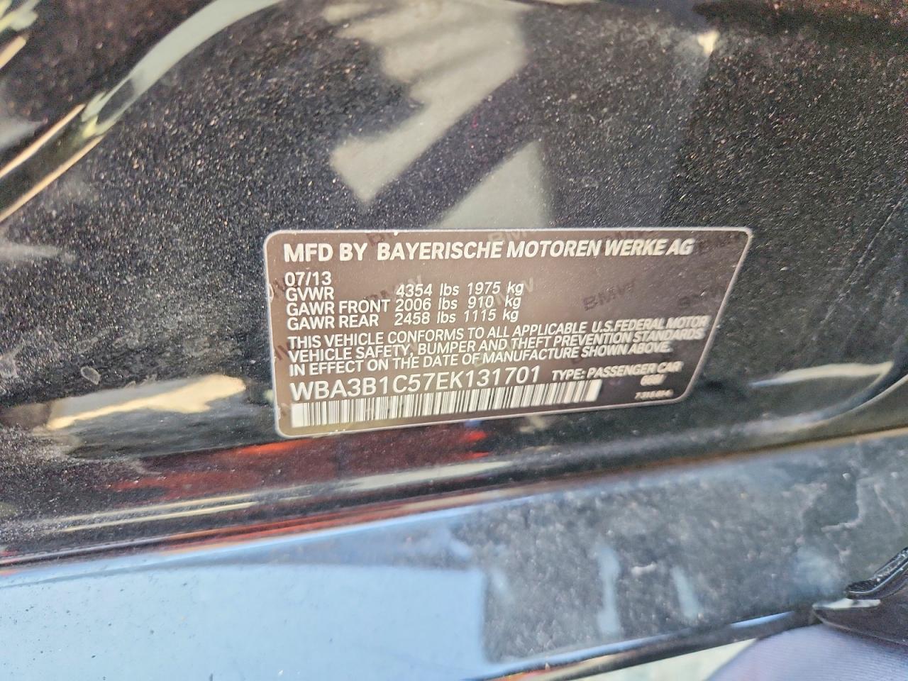 2014 BMW 320 I - zdjęcie 12