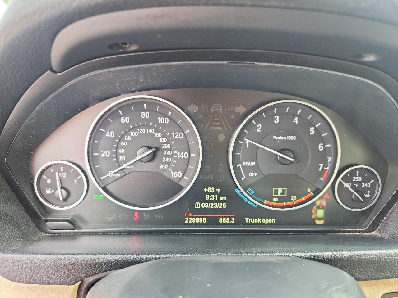 2013 BMW Seria 3 328i - zdjęcie 9
