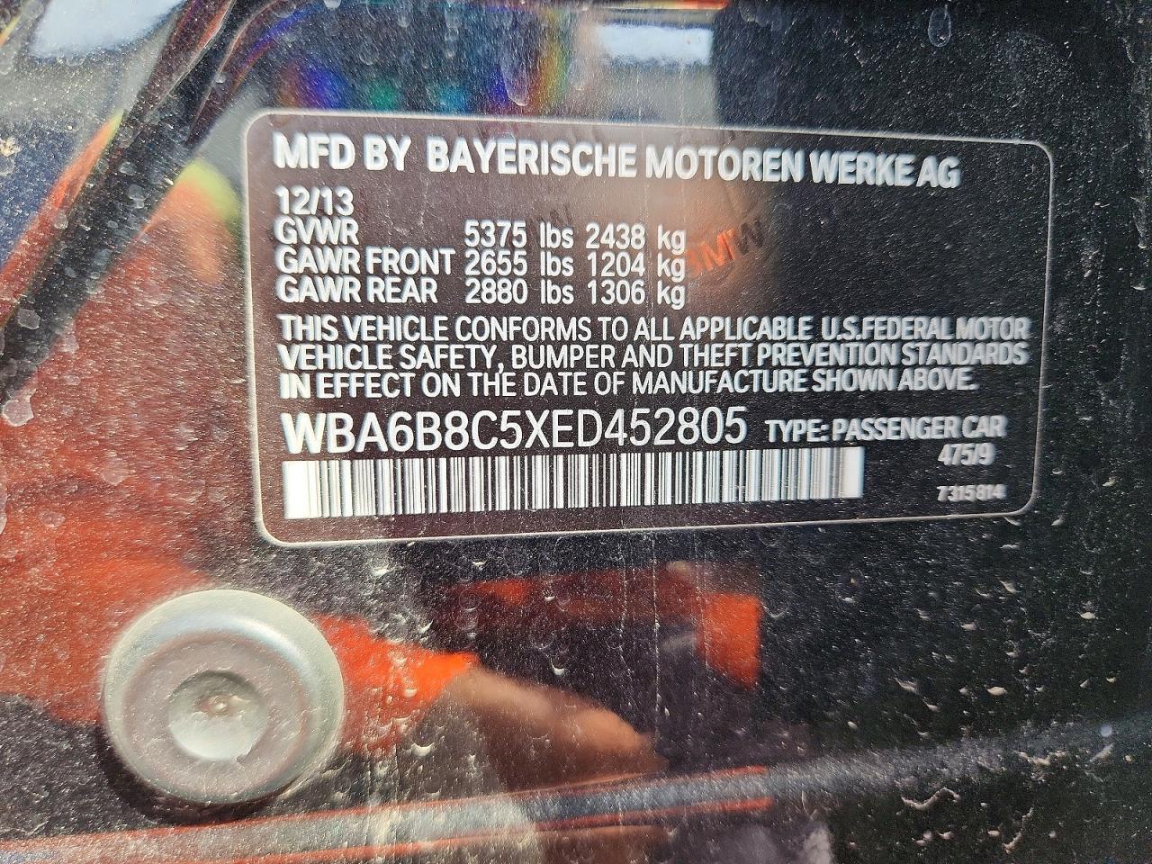 2014 BMW Seria 6 640i - zdjęcie 12