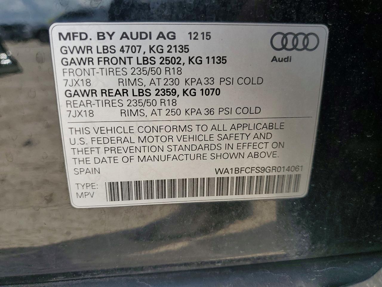 2016 Audi Q3 Premium Plus - zdjęcie 17