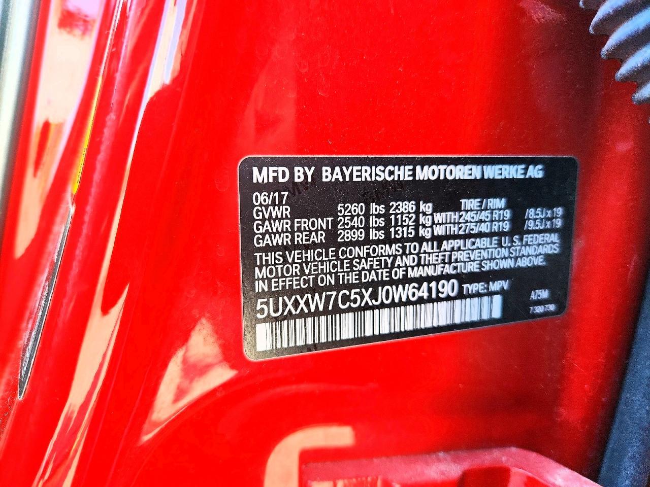 2018 BMW X4 xDrivem40I - zdjęcie 13