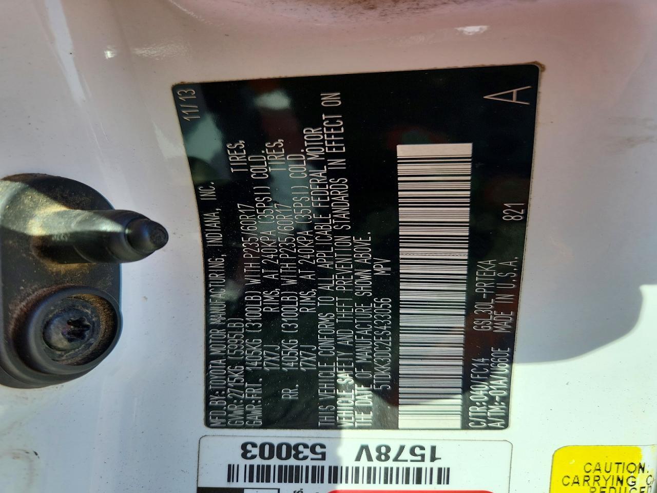 2014 Toyota Sienna Le 8-Passenger - zdjęcie 14