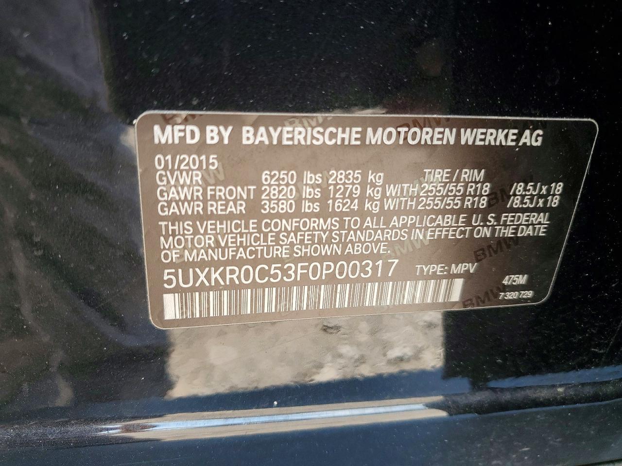 2015 BMW X5 xDrive35I - zdjęcie 13