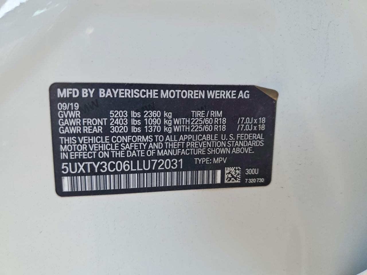 2020 BMW X3 Sdrive30I - zdjęcie 13