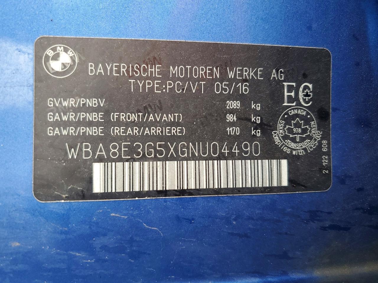 2016 BMW Seria 3 328i - zdjęcie 12