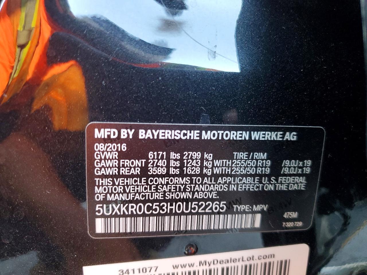 2017 BMW X5 xDrive35I - zdjęcie 12