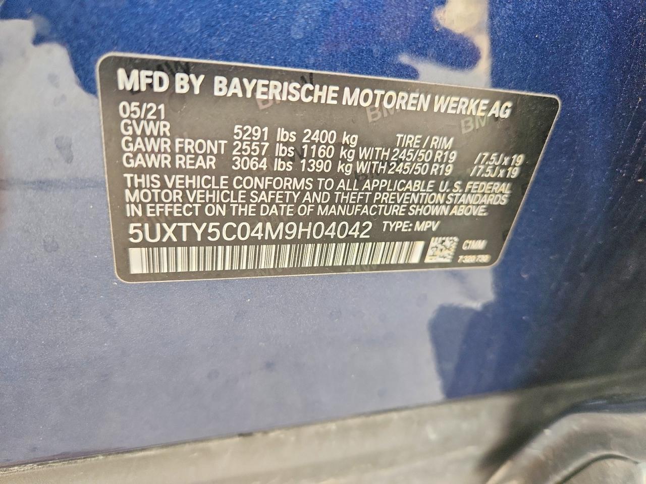 2021 BMW X3 xDrive30I - zdjęcie 14
