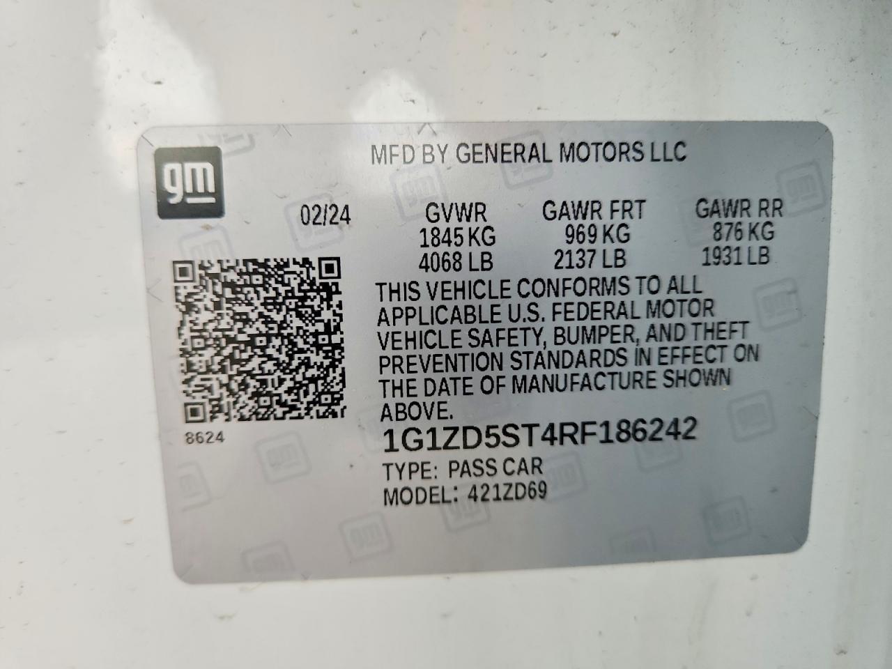 2024 Chevrolet Malibu Lt - zdjęcie 13