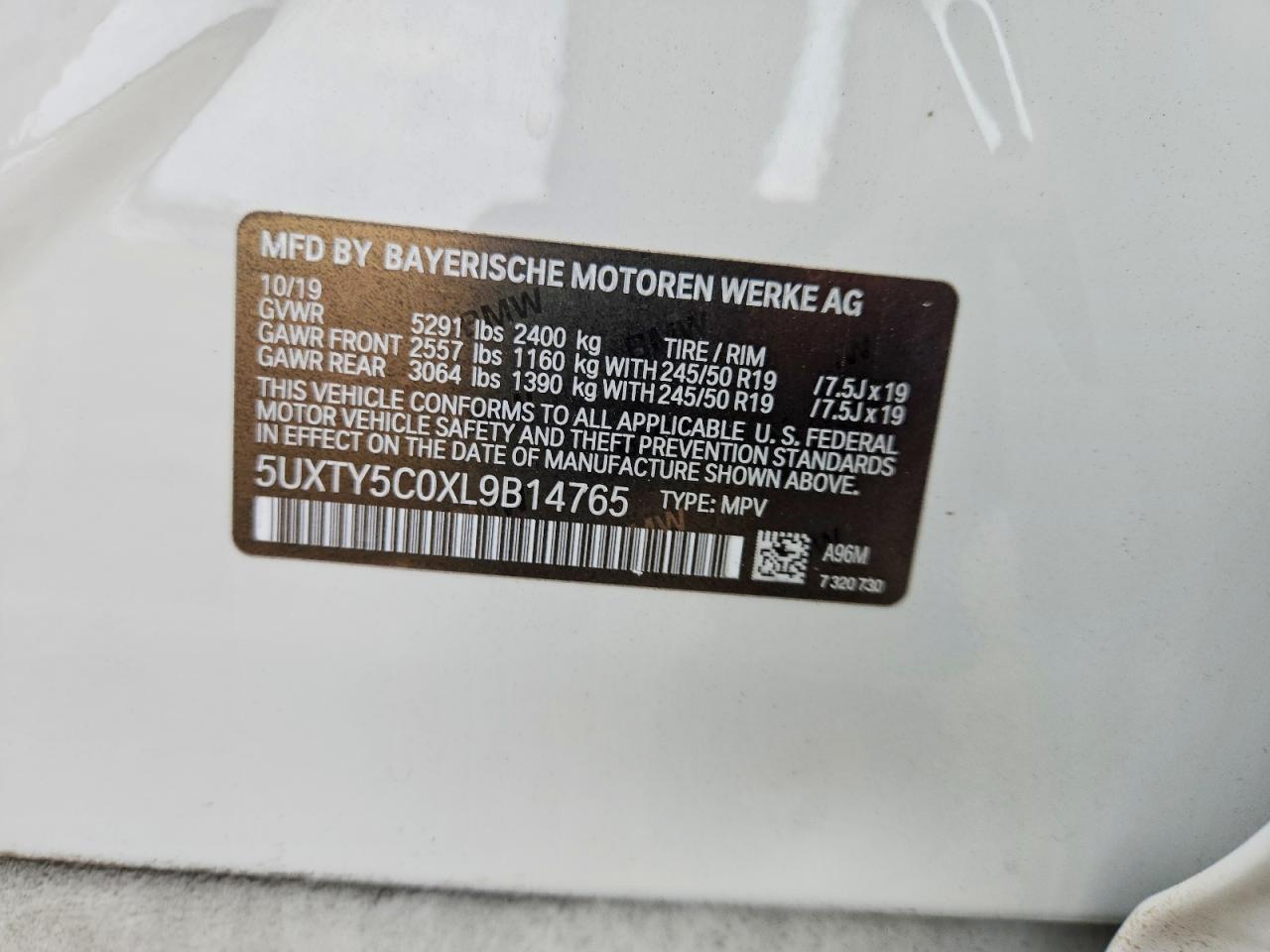 2020 BMW X3 xDrive30I - zdjęcie 13