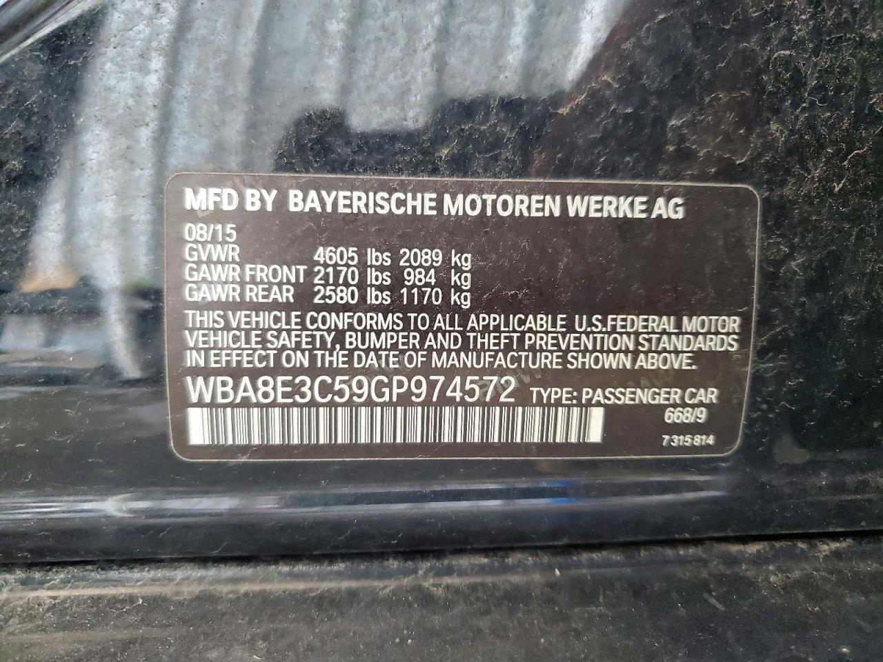 2016 BMW 328 Xi Sulev - zdjęcie 12
