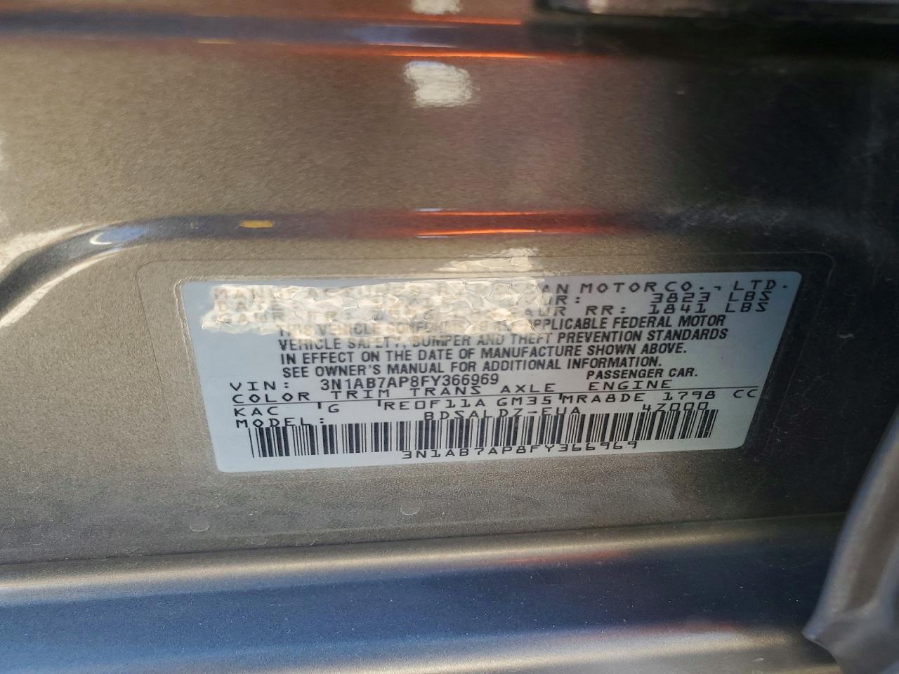 2015 Nissan Sentra Sv - zdjęcie 12
