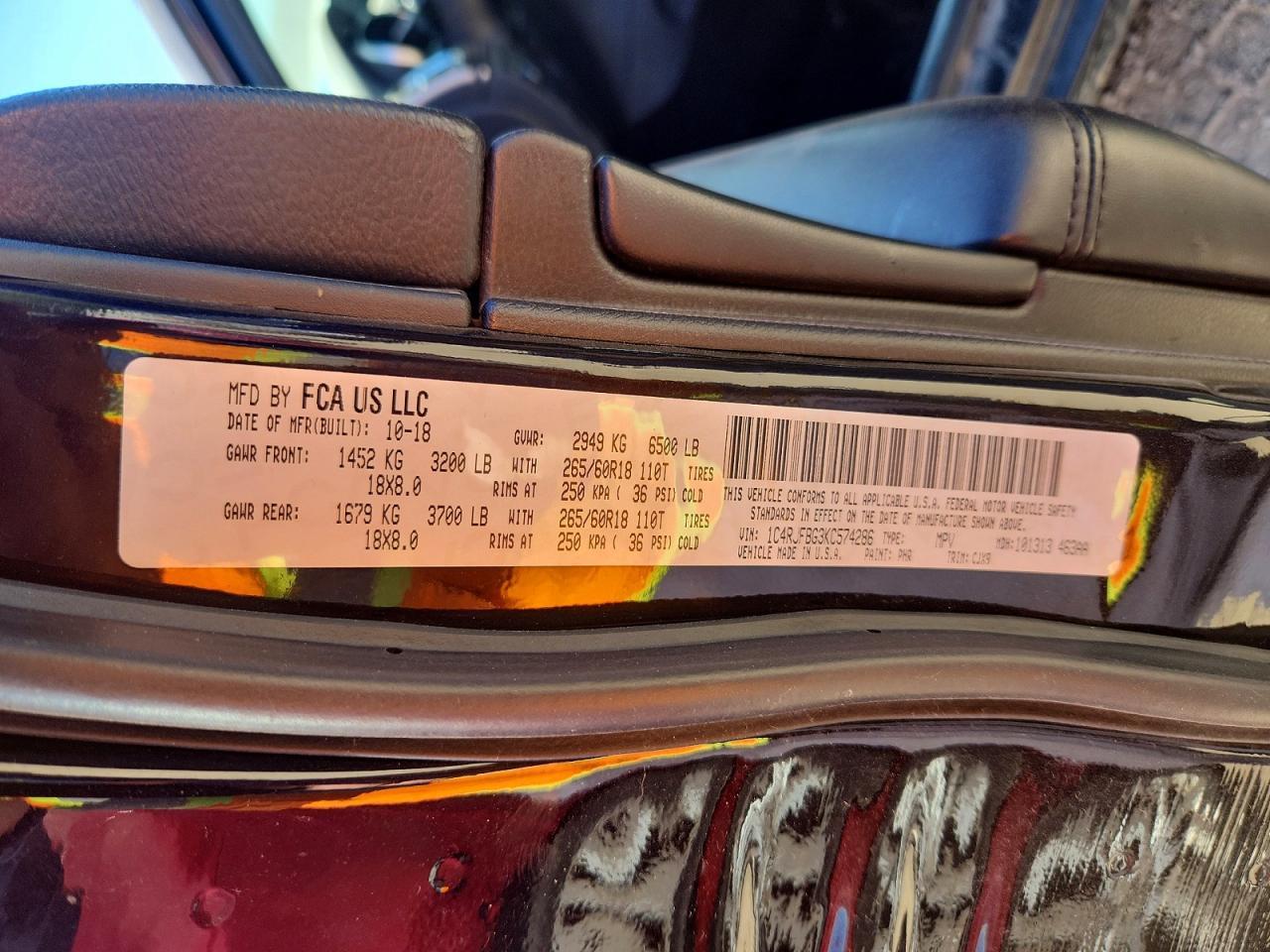 2019 Jeep Grand Cherokee Limited - zdjęcie 14