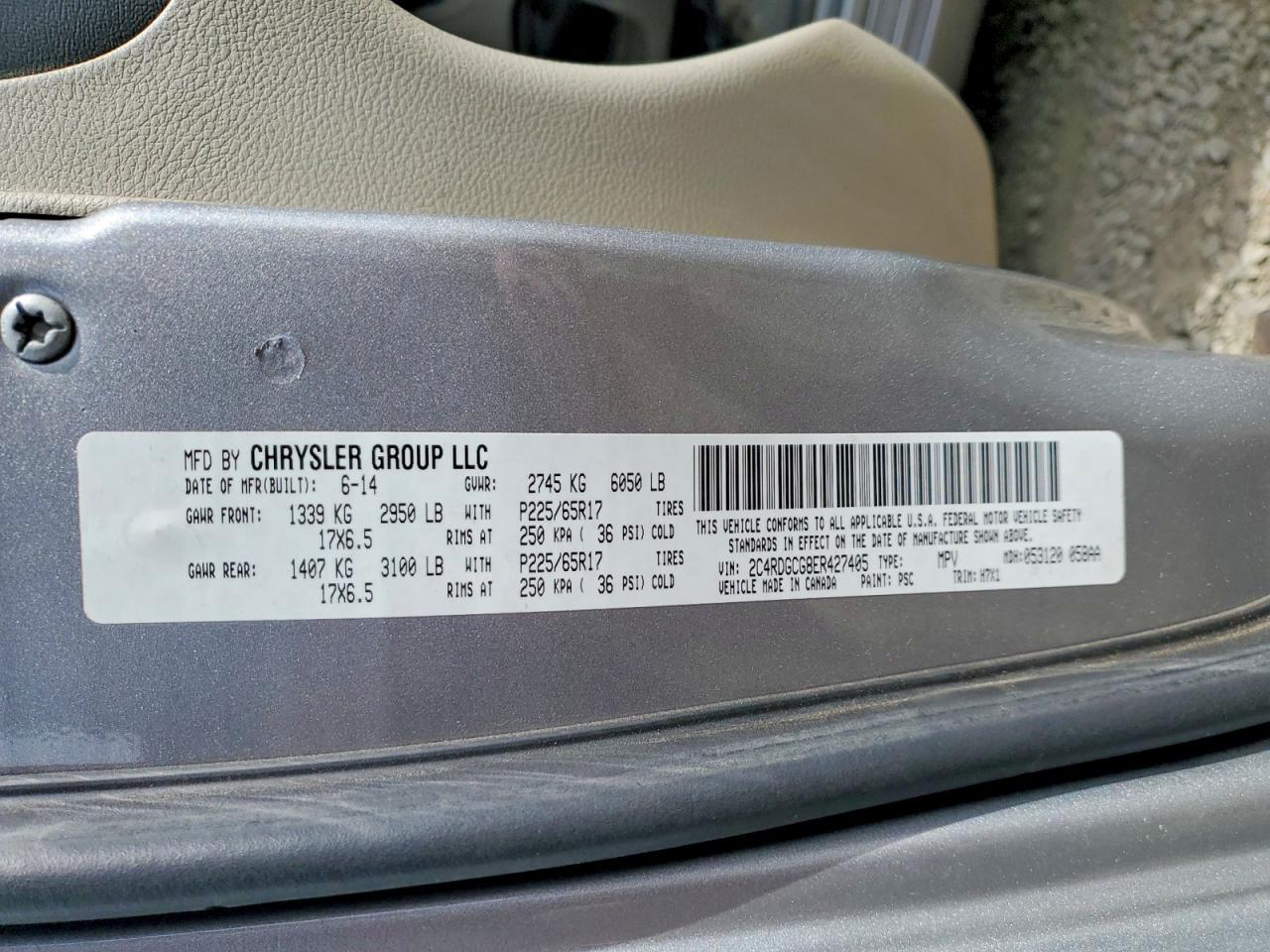2014 Dodge Grand Caravan Sxt - zdjęcie 13