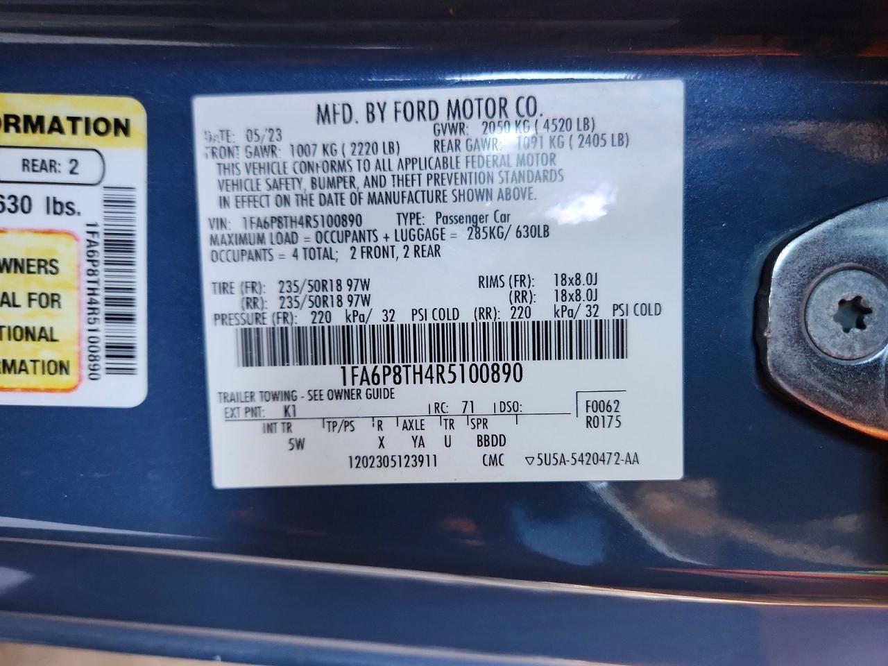 2024 Ford Mustang - zdjęcie 12