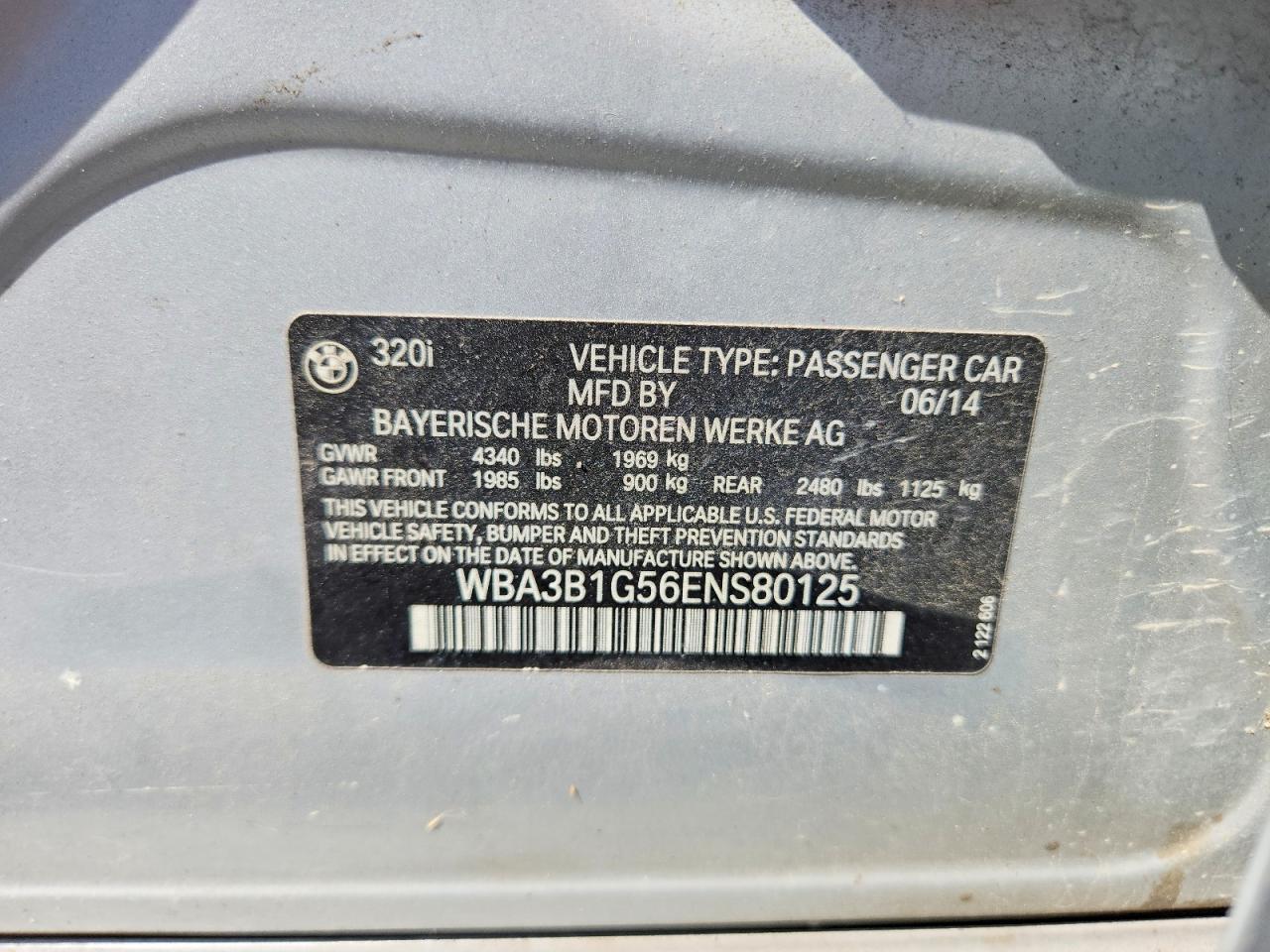2014 BMW 320 I - zdjęcie 12