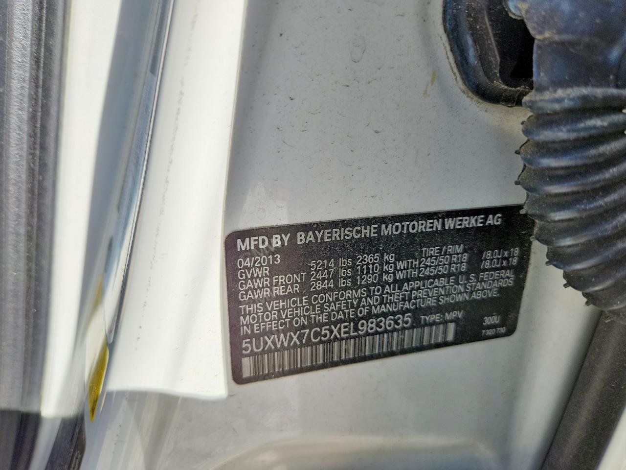 2014 BMW X3 xDrive35I - zdjęcie 12