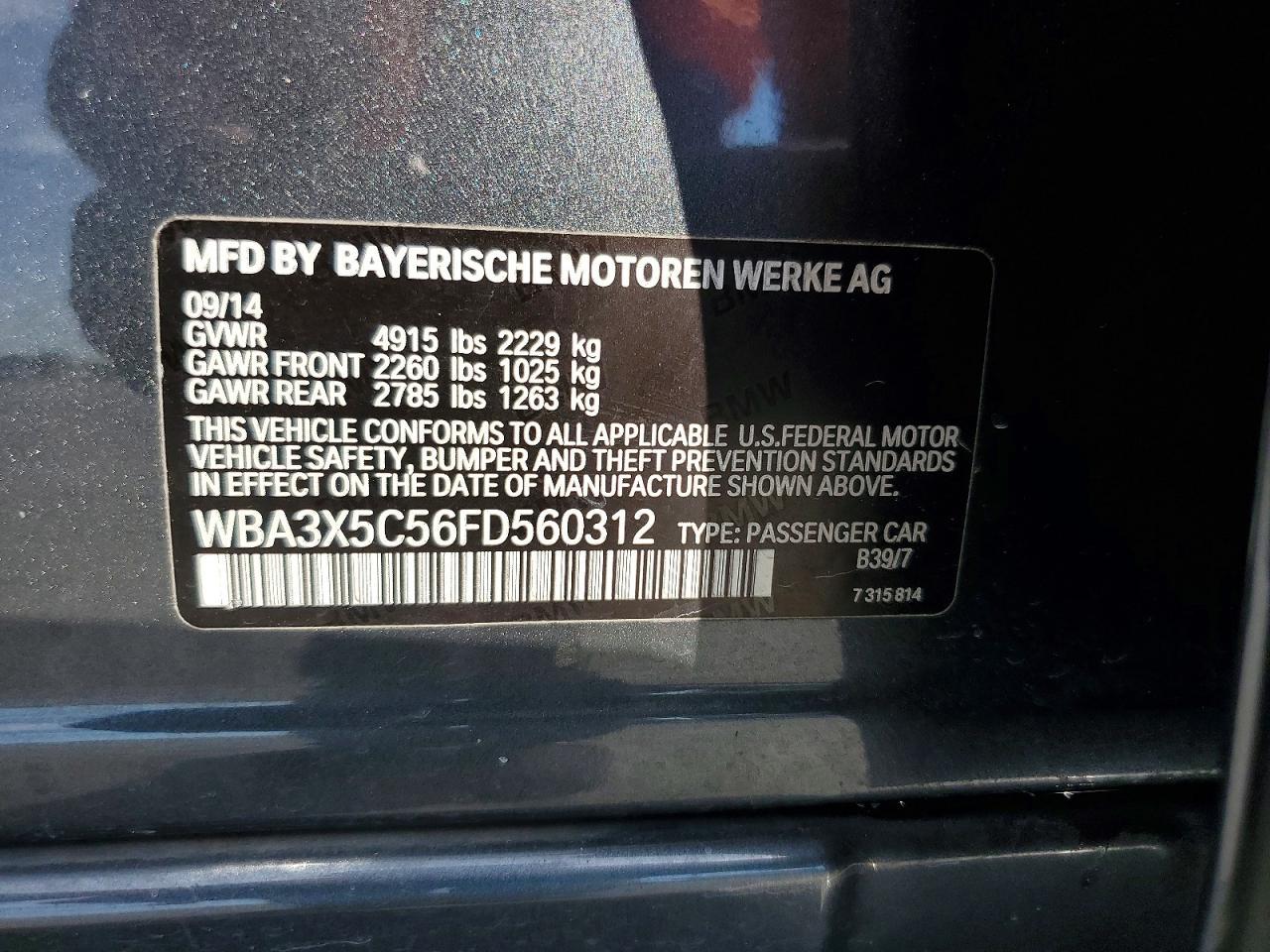 2015 BMW Seria 3 328i - zdjęcie 12