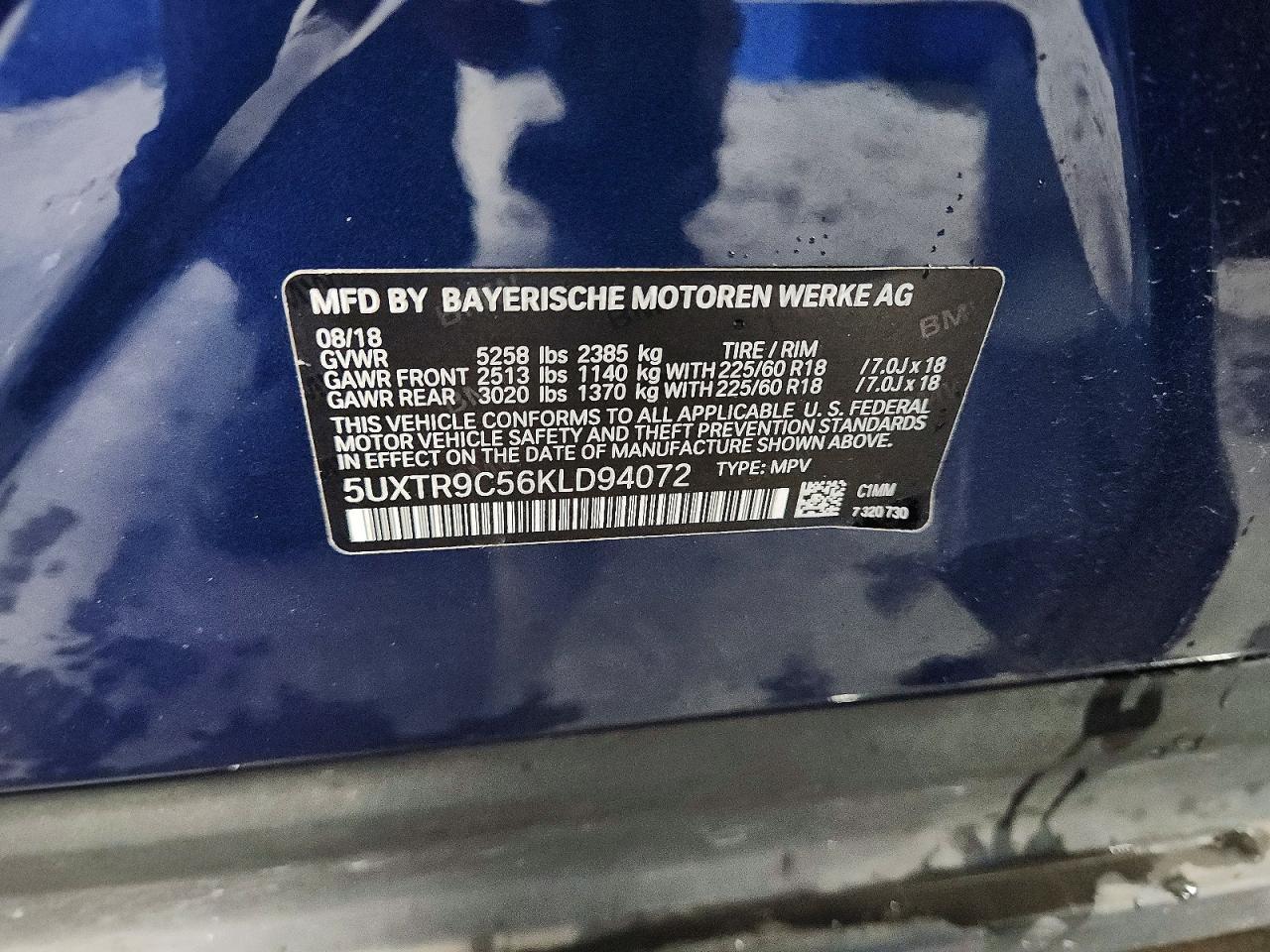 2019 BMW X3 xDrive30I - zdjęcie 12