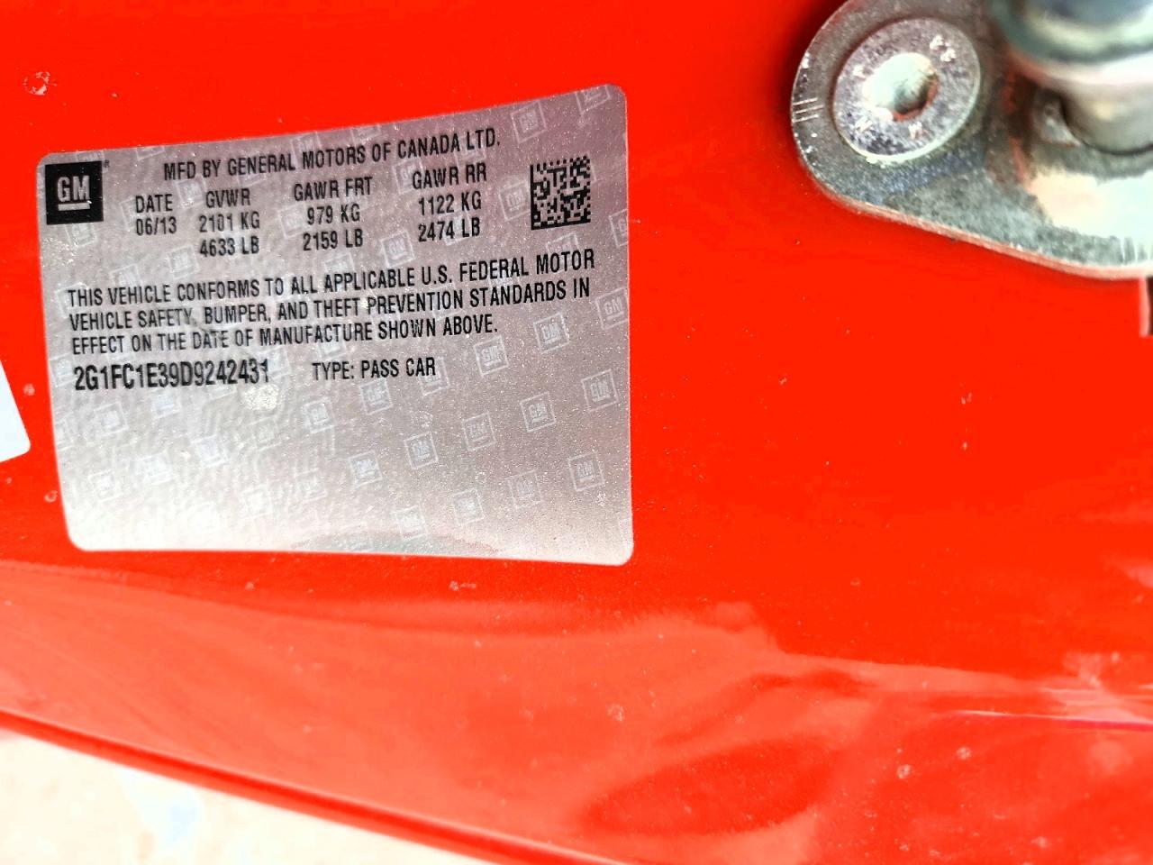 2013 Chevrolet Camaro Lt - zdjęcie 13
