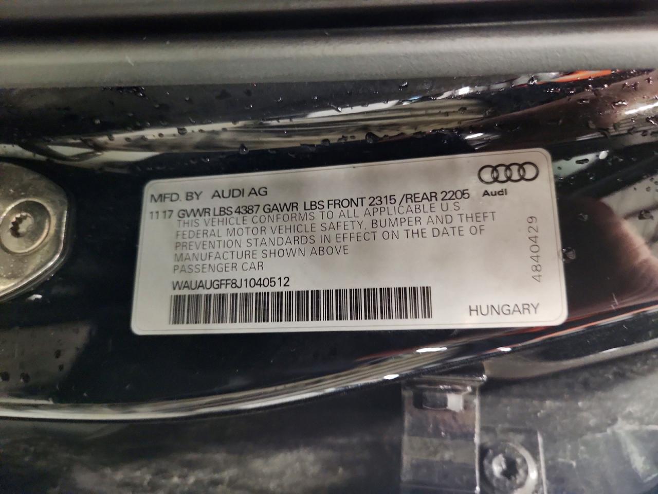 2018 Audi A3 Premium - zdjęcie 12