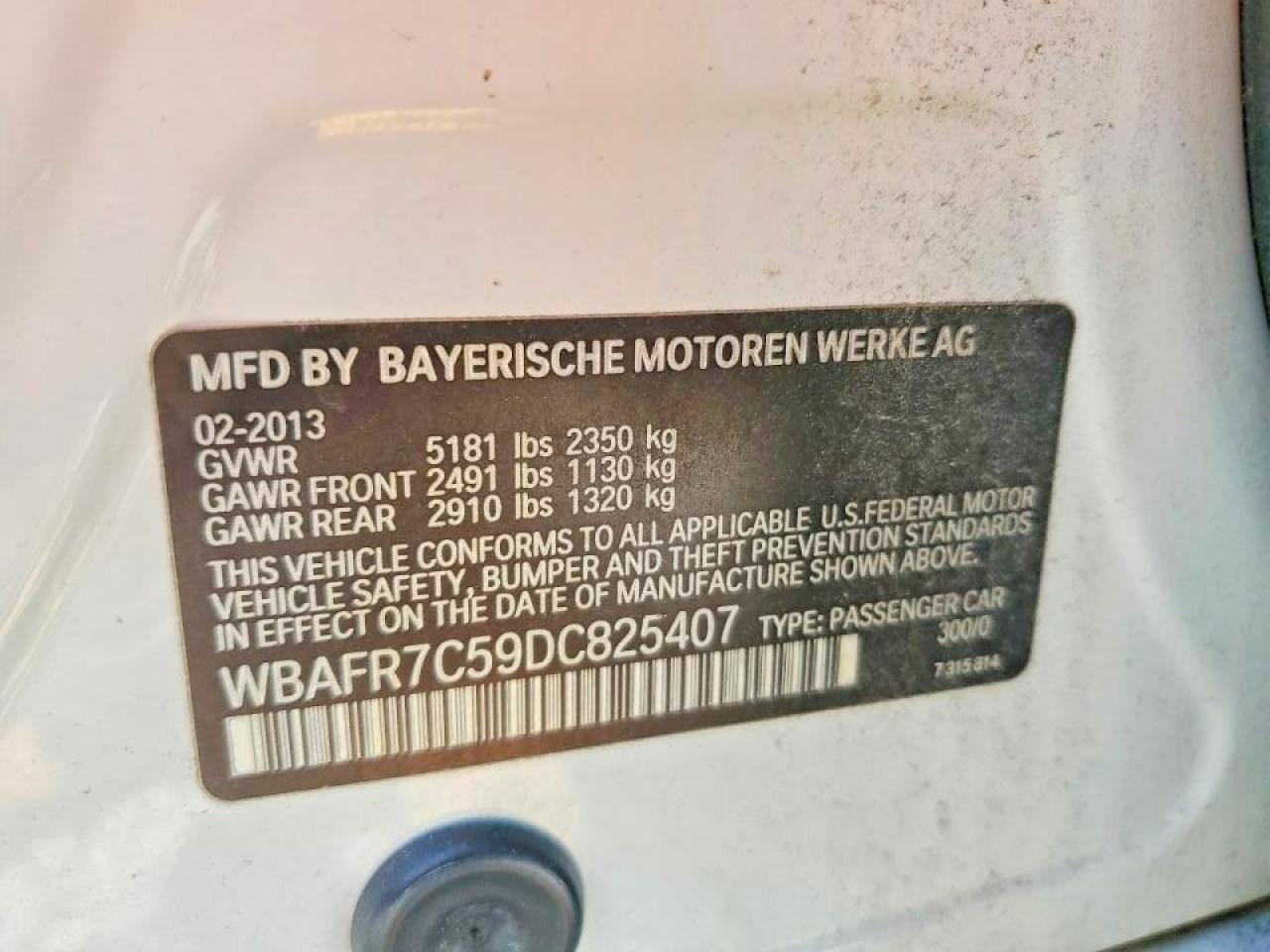2013 BMW 535 I - zdjęcie 13
