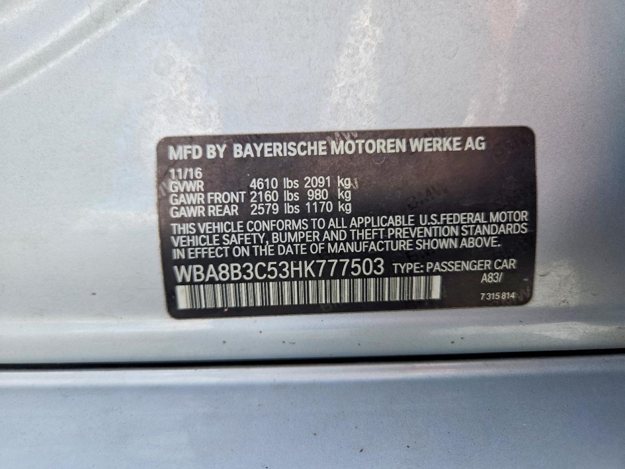2017 BMW 340 I - zdjęcie 12