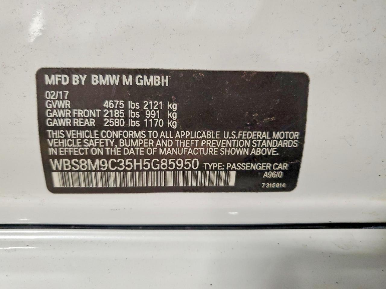 2017 BMW M3 - zdjęcie 12