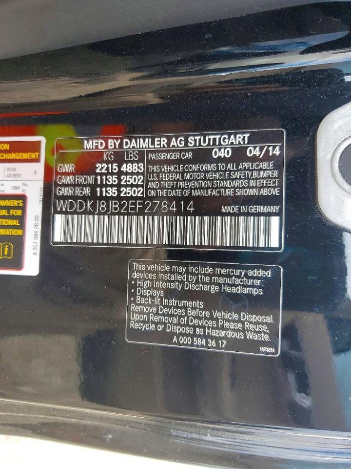 2014 Mercedes-Benz E 350 4Matic - zdjęcie 12