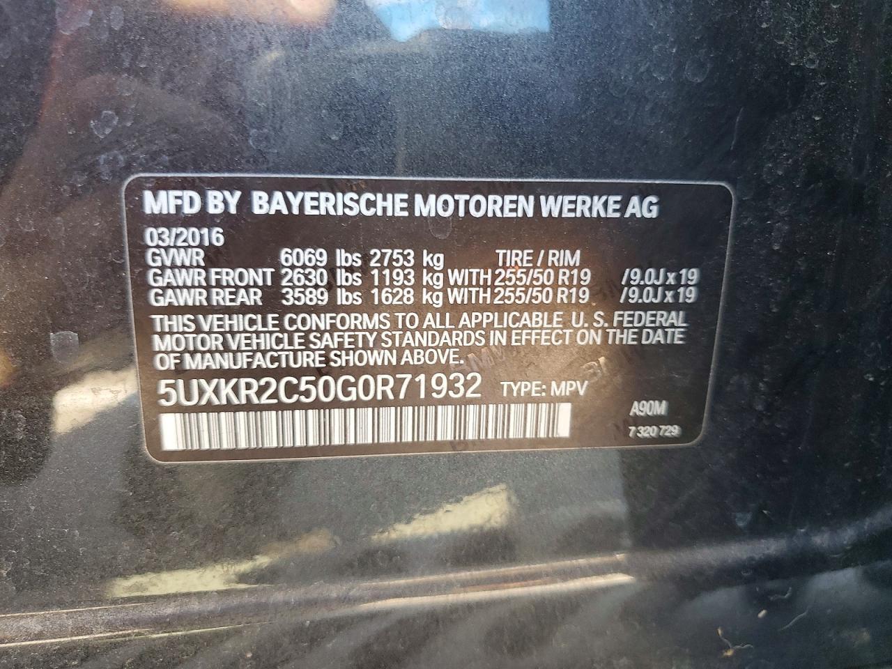 2016 BMW X5 Sdrive35I - zdjęcie 13