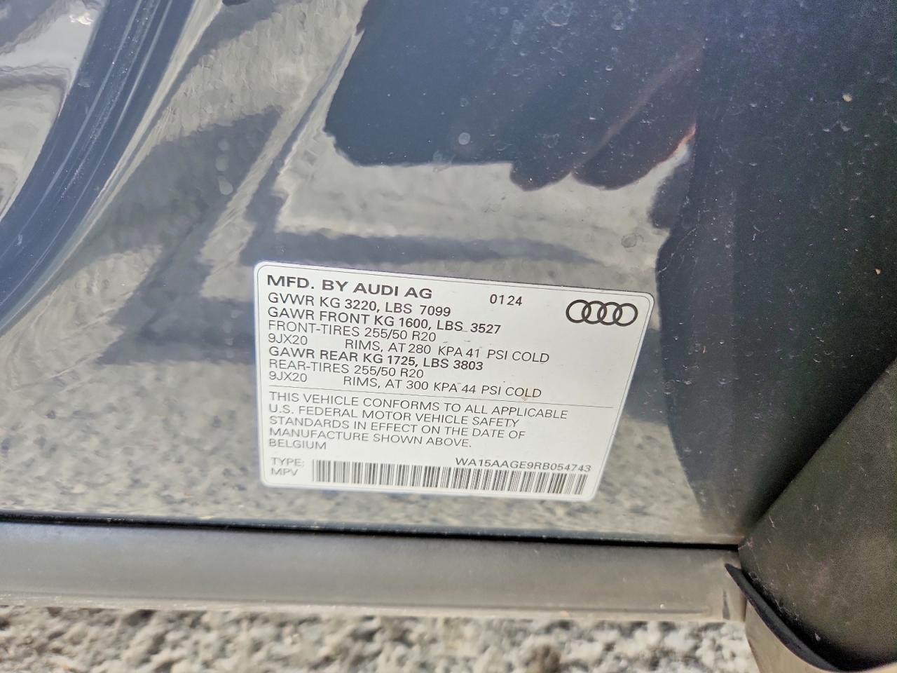 2024 Audi Q8 E-Tron Premium Plus - zdjęcie 13